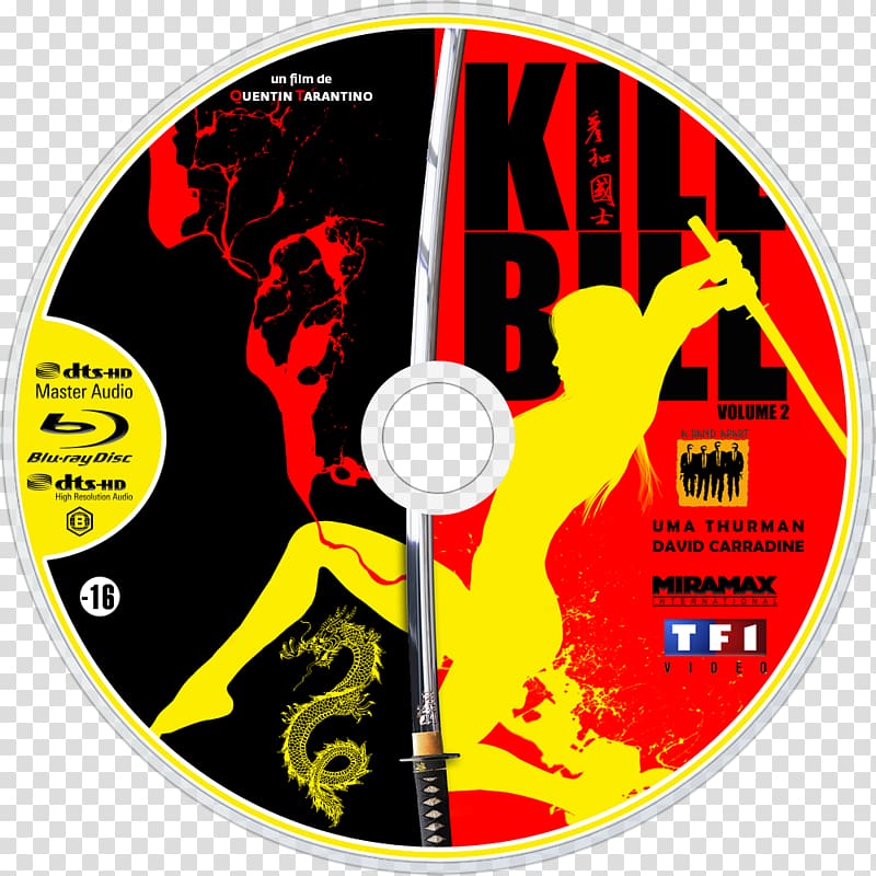 Kill Bill Film Television Blu-ray disc, Kill bill transparent background PNG clipart