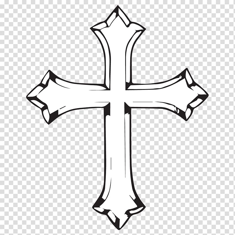 Tattoo Christian cross Drawing Latinsk kors, christian cross transparent background PNG clipart
