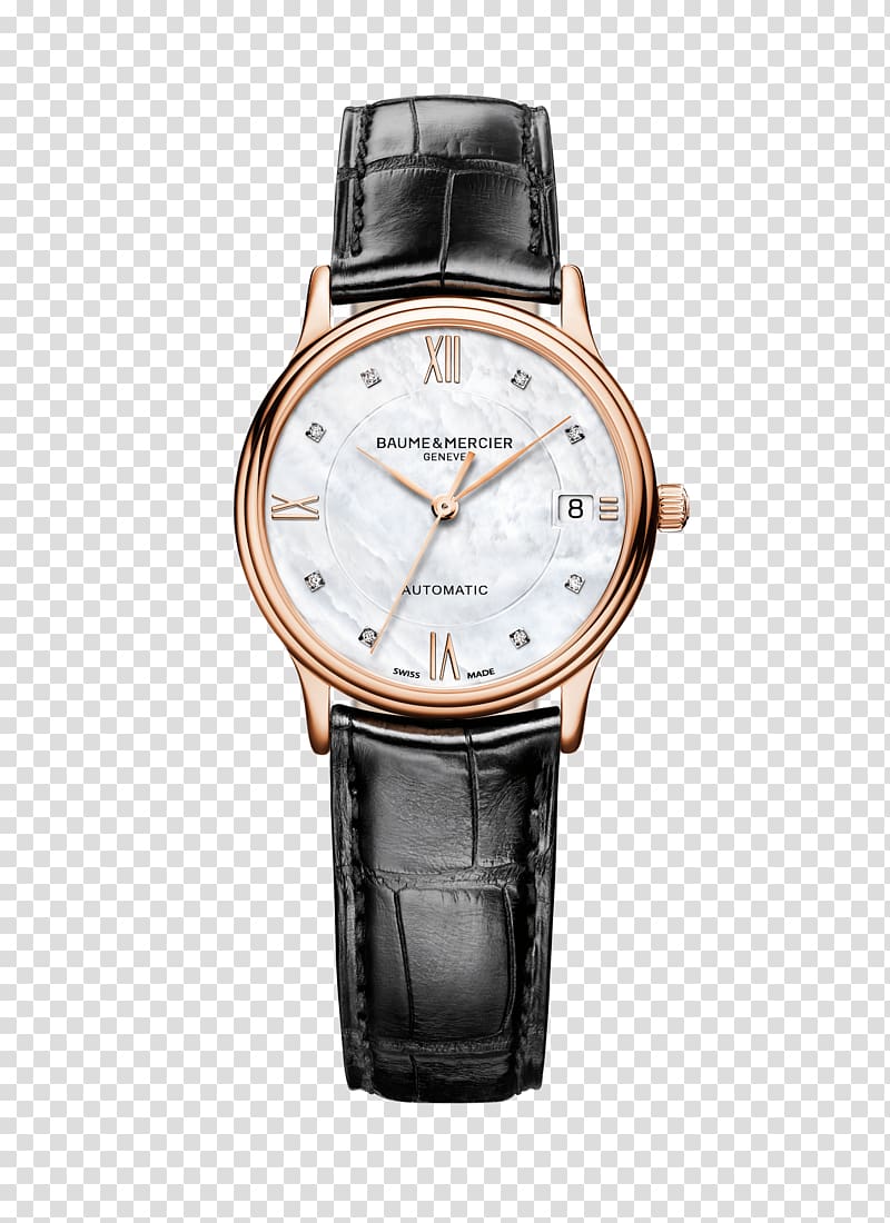 Baume & Mercier Men's Classima Baume et Mercier Automatic watch Jewellery, watch transparent background PNG clipart