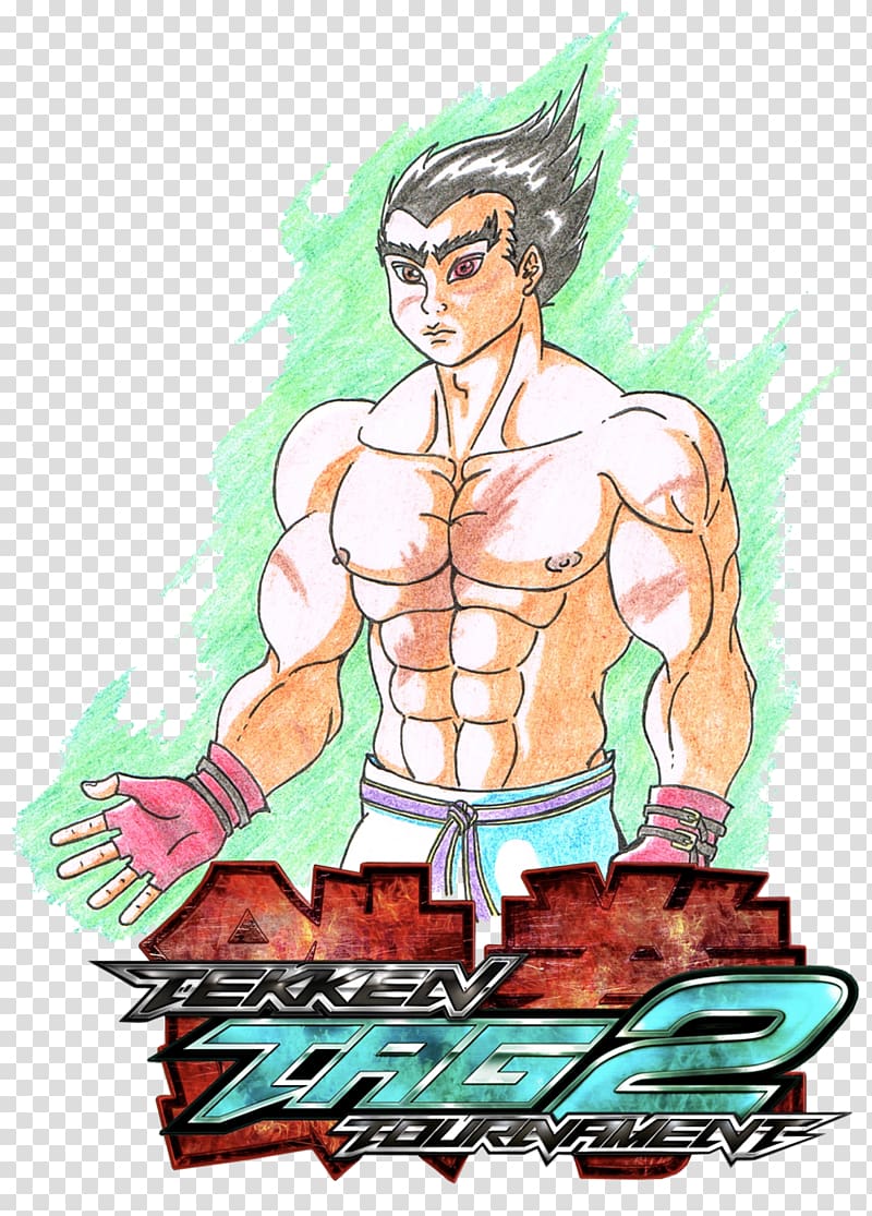 Tekken Tag Tournament 2 Fiction Cartoon H&M, Kazuya Mishima transparent background PNG clipart