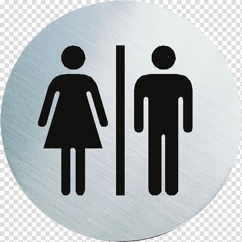 Unisex public toilet Bathroom Sign, man wc transparent background PNG clipart