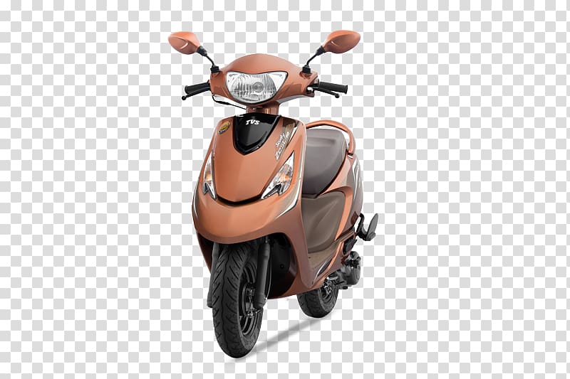 Motorcycle accessories Motorized scooter TVS Scooty, scooter transparent background PNG clipart