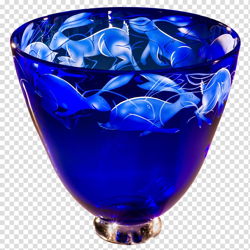 Cobalt blue Gutsy Smurf Glass The Smurfs, glass transparent background PNG clipart