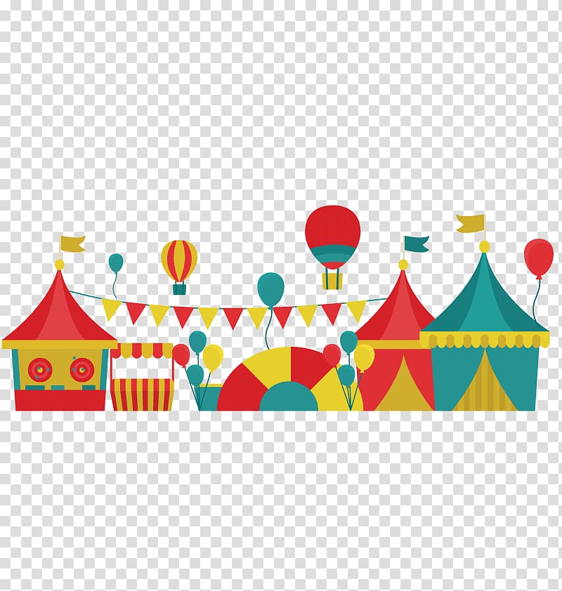red, yellow, and green carnival illustration, Brazilian Carnival Circus , Circus transparent background PNG clipart