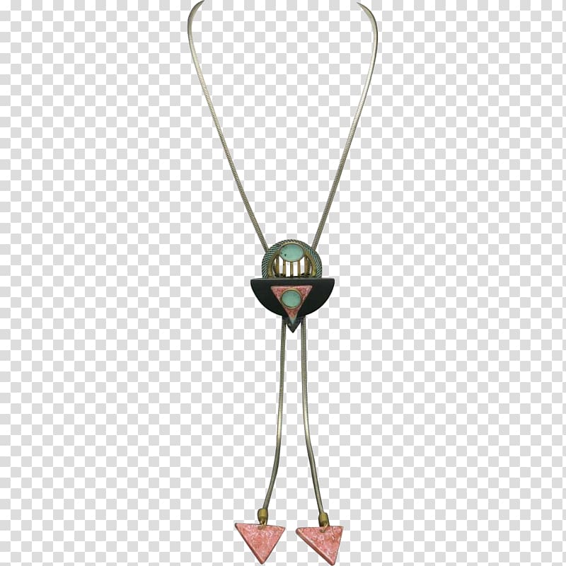 Charms & Pendants Bolo tie Necklace Jewellery Costume jewelry, memphis style transparent background PNG clipart