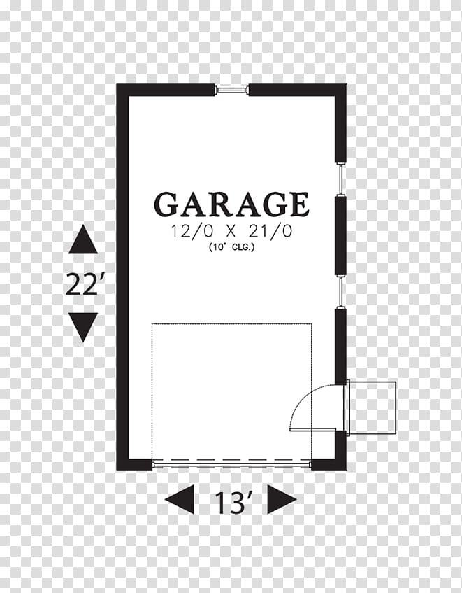 Car Floor plan Garage Single-family detached home, car transparent background PNG clipart