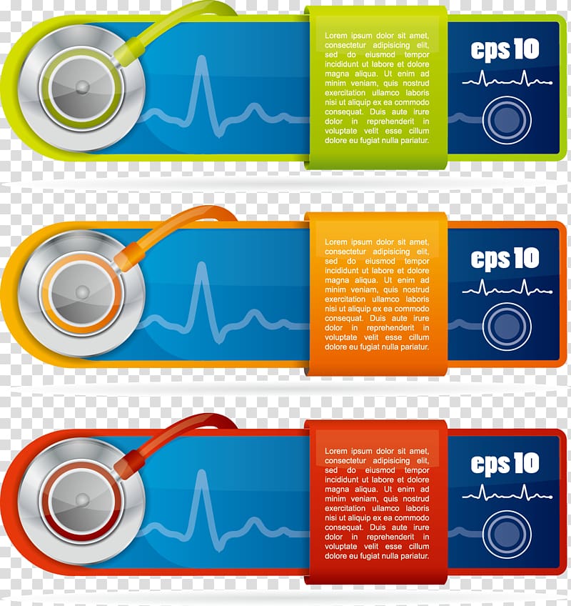 stethoscope illustrations, Brand Logo Electronics, Medical banners transparent background PNG clipart