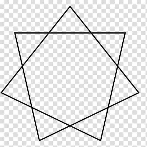 Star polygons in art and culture Heptagram, star transparent background PNG clipart