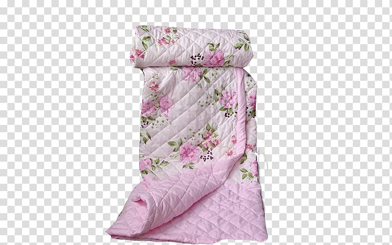 Bed sheet Quilt Bedding, Rose Quilt transparent background PNG clipart