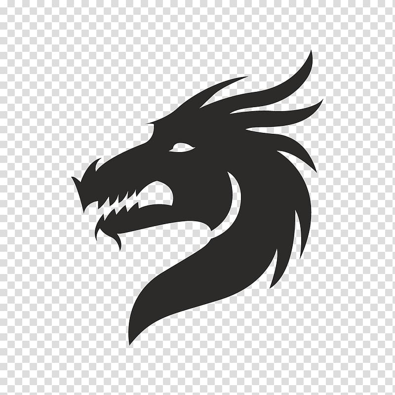 Dragon Silhouette , dragon transparent background PNG clipart