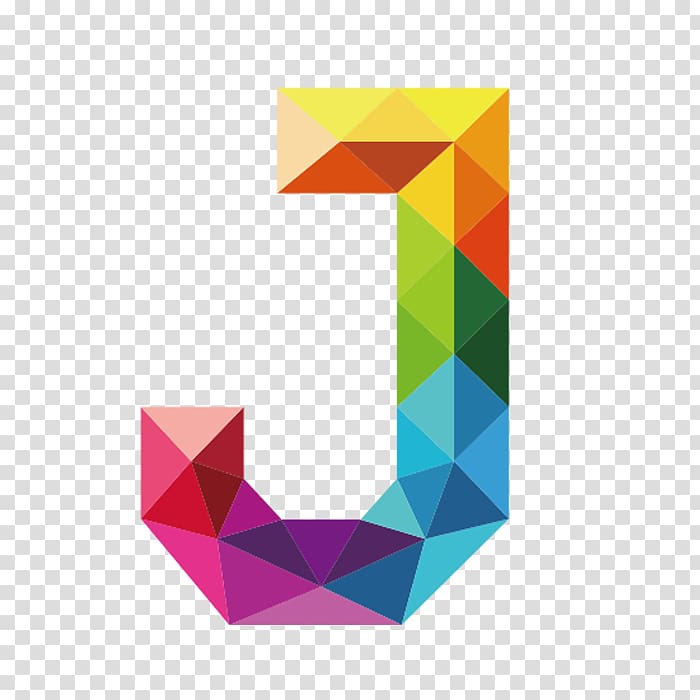 colorful letters j transparent background PNG clipart