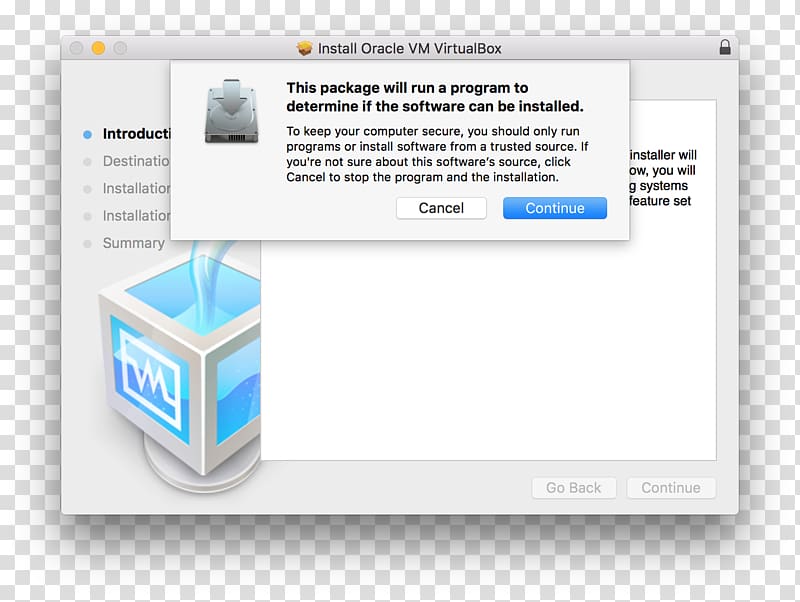 macOS VirtualBox Installation Installer, anti virus transparent background PNG clipart