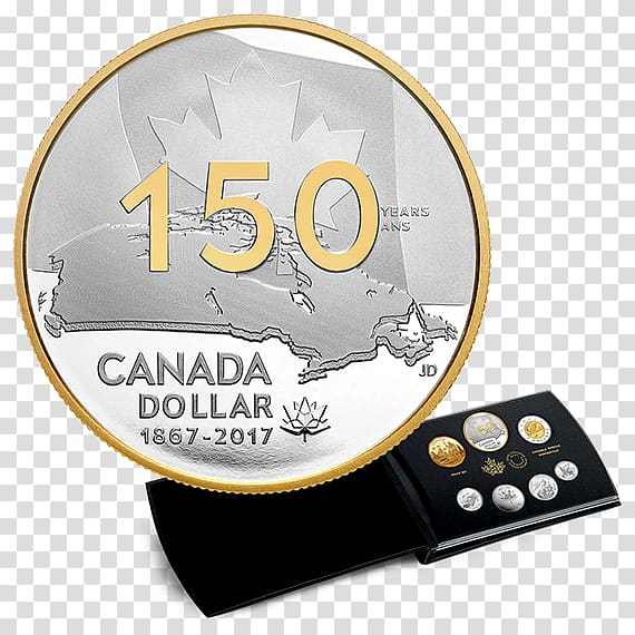 150th anniversary of Canada Royal Canadian Mint Dollar coin, Canada transparent background PNG clipart