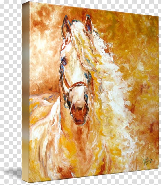 Watercolor painting Horse Art Canvas print, painting transparent background PNG clipart