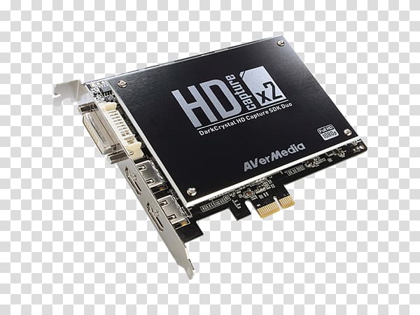 Video capture AVermedia Technology C129 Darkcrystal Hd Capture Sdk Duo High-definition television High-definition video 1080p, Avermedia Game Capture Hd Ii C285 transparent background PNG clipart