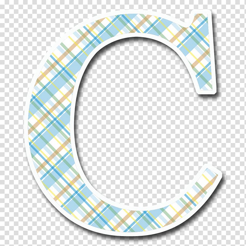 Alphabet Letter Tartan Check Pattern, letter C transparent background PNG clipart