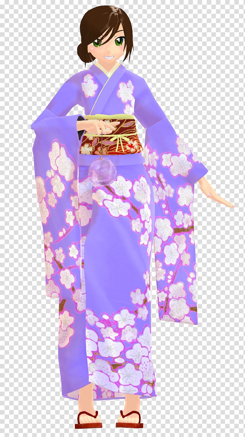 Kimono Geisha Robe, yukata transparent background PNG clipart