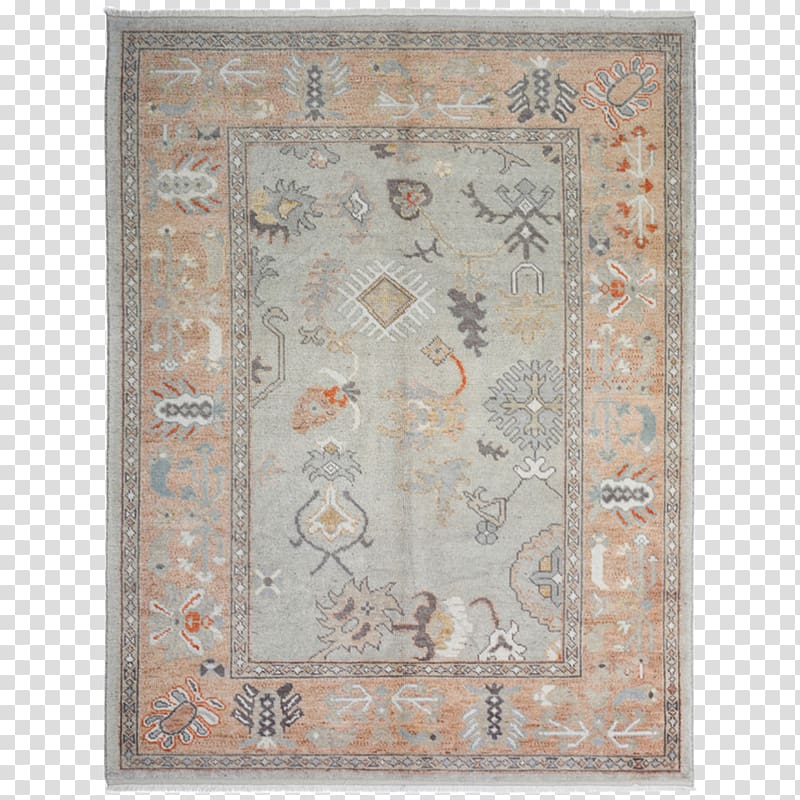 Ushak carpet Furniture Oriental rug, rug transparent background PNG clipart