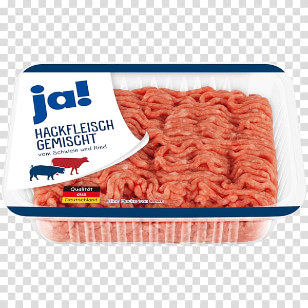 Ground meat Schnitzel Domestic pig REWE, meat transparent background PNG clipart