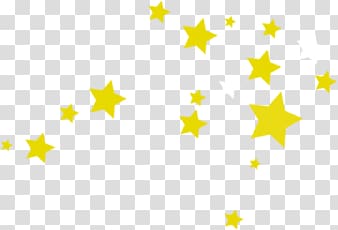 gold stars floating sky transparent background PNG clipart