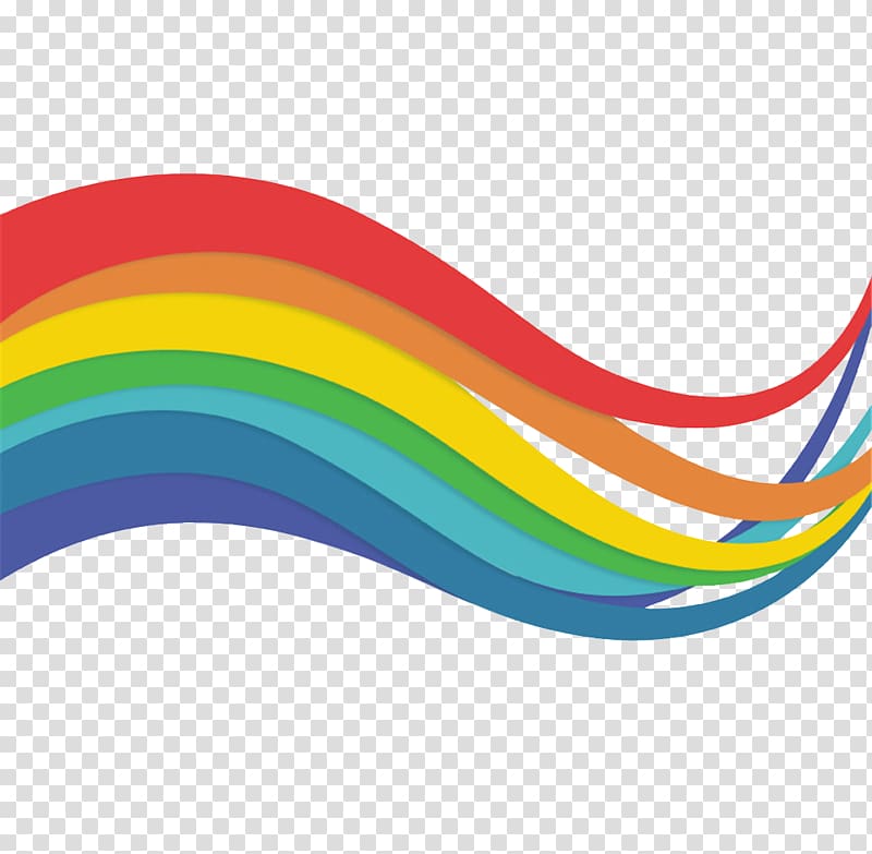Rainbow Arc Adobe Illustrator, Rainbow lines transparent background PNG clipart