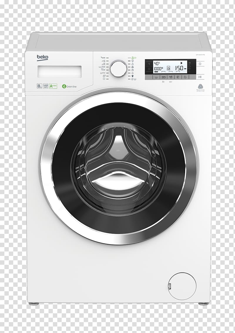 Washing Machines Beko Clothes dryer, washer transparent background PNG clipart