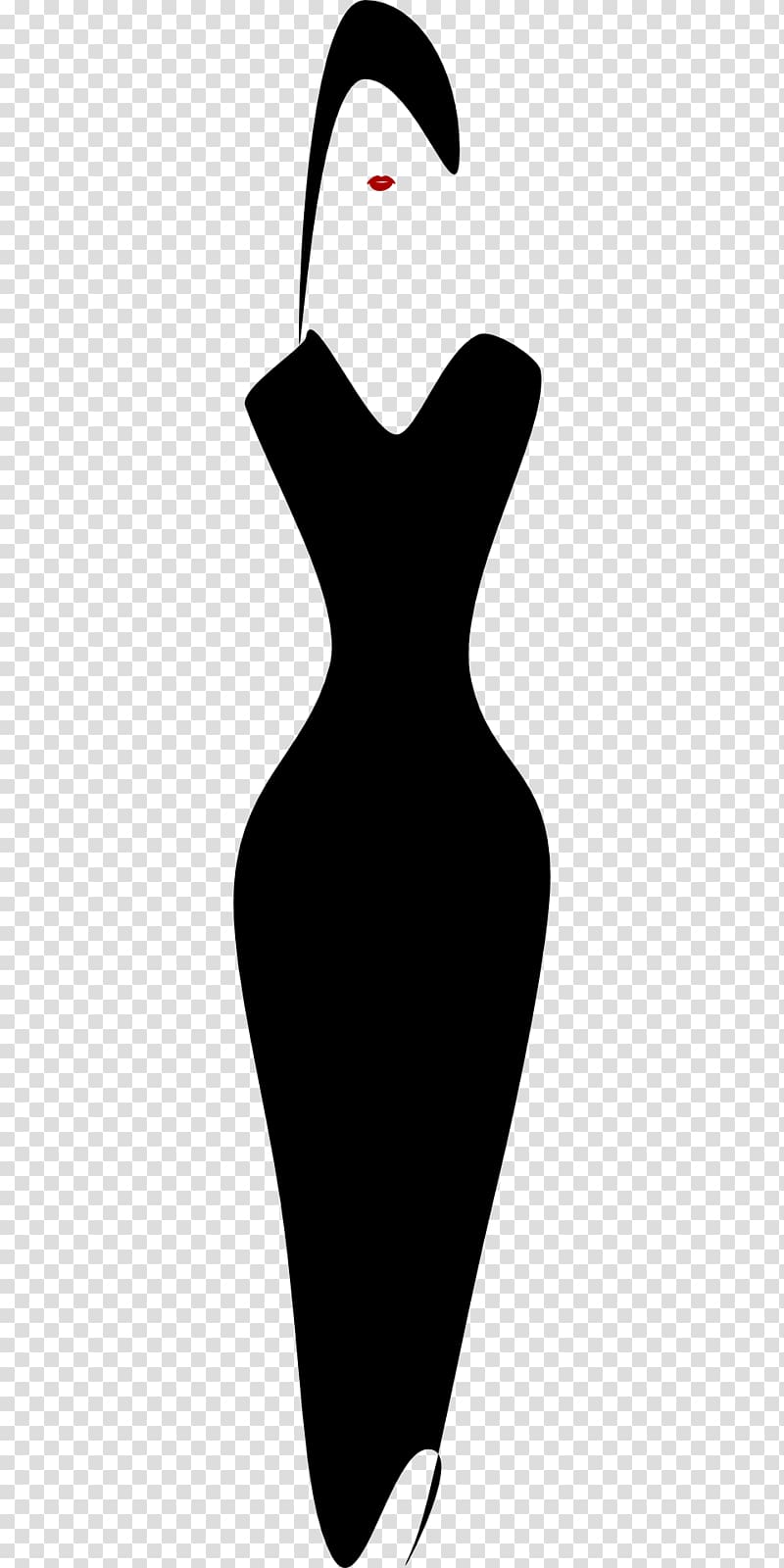 Little black dress Fashion Evening gown, moda transparent background ...