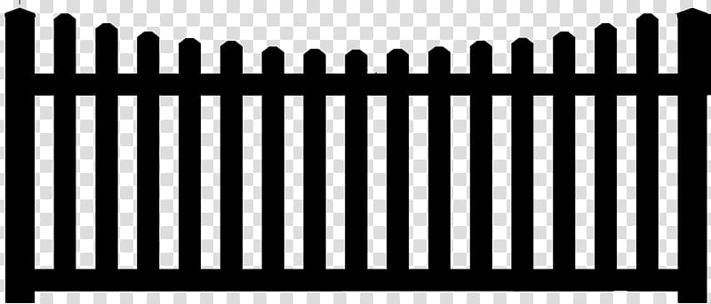 Picket fence Chain-link fencing , Black Fence transparent background PNG clipart