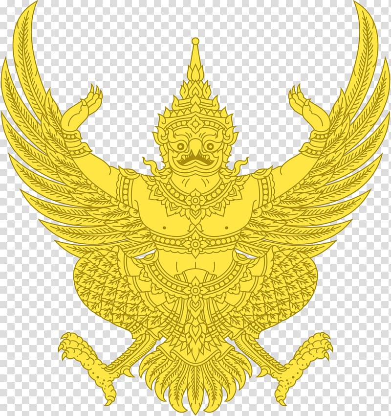 Emblem of Thailand Garuda National emblem, thailand transparent background PNG clipart