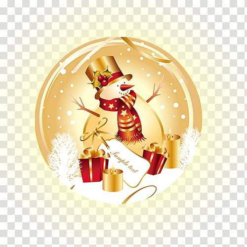 Santa Claus Christmas card Snowman, snowman transparent background PNG clipart