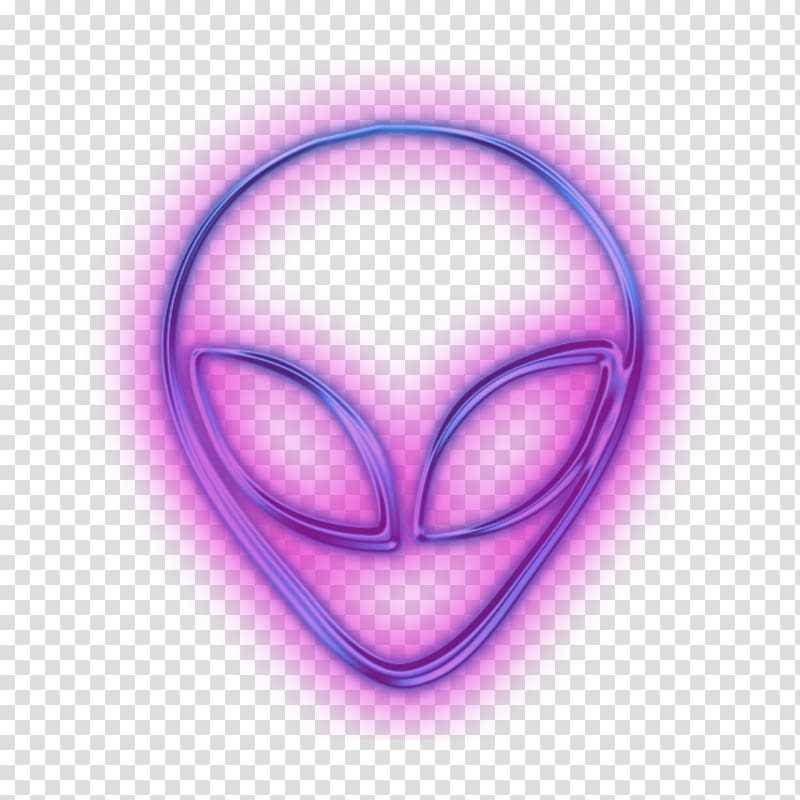 Extraterrestrial life Portable Network Graphics Computer Icons, neon lamp transparent background PNG clipart