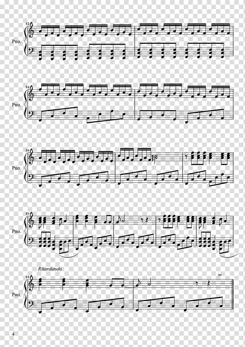Sheet Music Piano Song Nothing Else Matters, sheet music transparent background PNG clipart