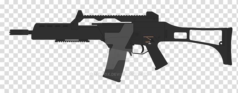 Heckler & Koch G36 Sniper rifle Firearm, sniper rifle transparent background PNG clipart
