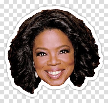 Oprah Winfrey smiling , Oprah Winfrey Sticker transparent background PNG clipart