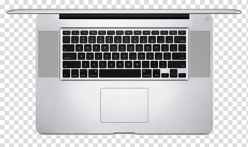 Mac Book Pro MacBook Air Computer keyboard Laptop, Book top view transparent background PNG clipart
