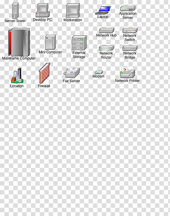Computer network diagram Microsoft Visio Stencil, firewall visio transparent background PNG clipart