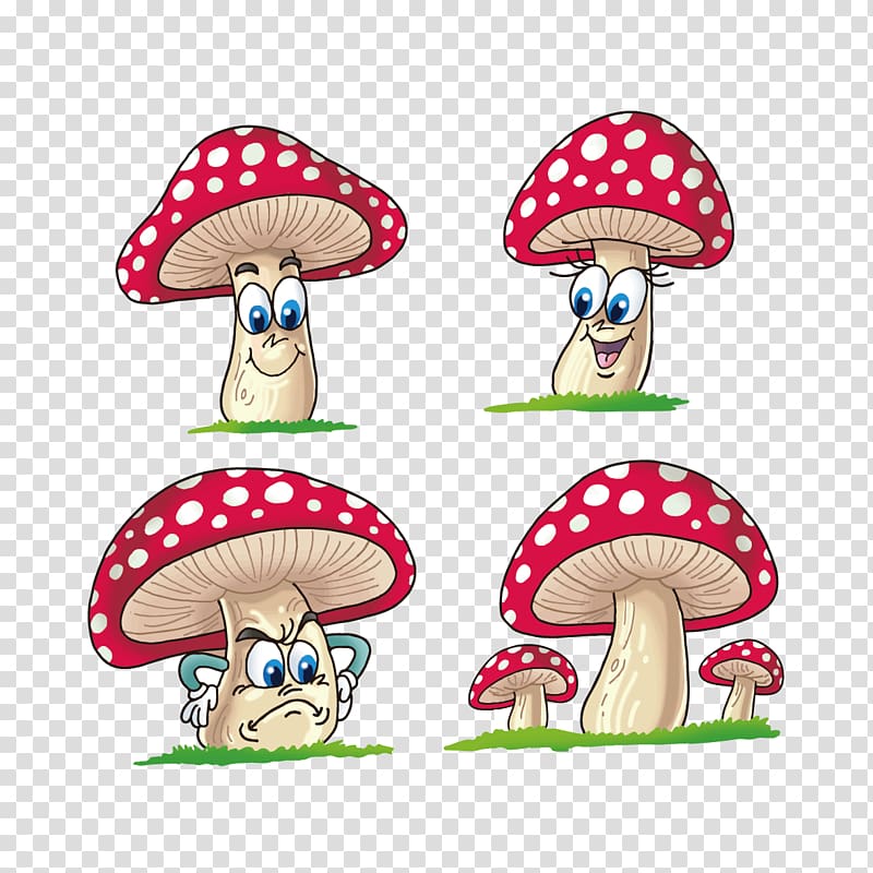 Mushroom Drawing Fungus, Cartoon Mushrooms transparent background PNG clipart