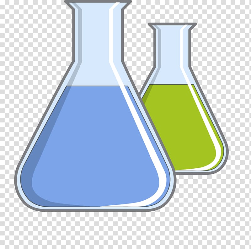 Laboratory Flasks Chemistry Chemielabor, scientist transparent background PNG clipart