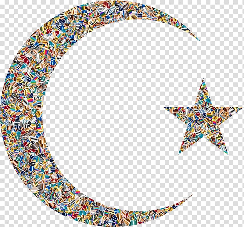 Moon Star and crescent , eid transparent background PNG clipart