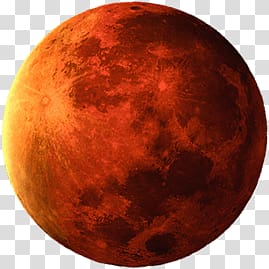 orange and brown planet art, Mars transparent background PNG clipart