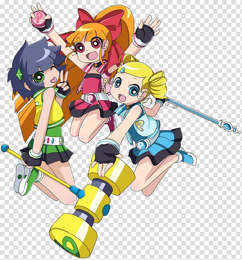 Bubbles Kaoru Matsubara Art Anime YouTube, powerpuff girls transparent background PNG clipart