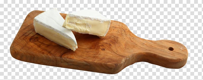 Cheese Cutting board Brie , Two cheese on the chopping block transparent background PNG clipart