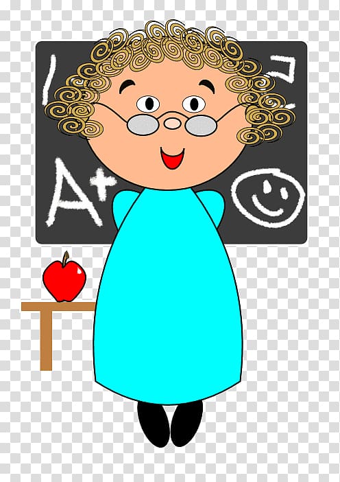 Preschool teacher Education , teacher cartoon . transparent background PNG clipart