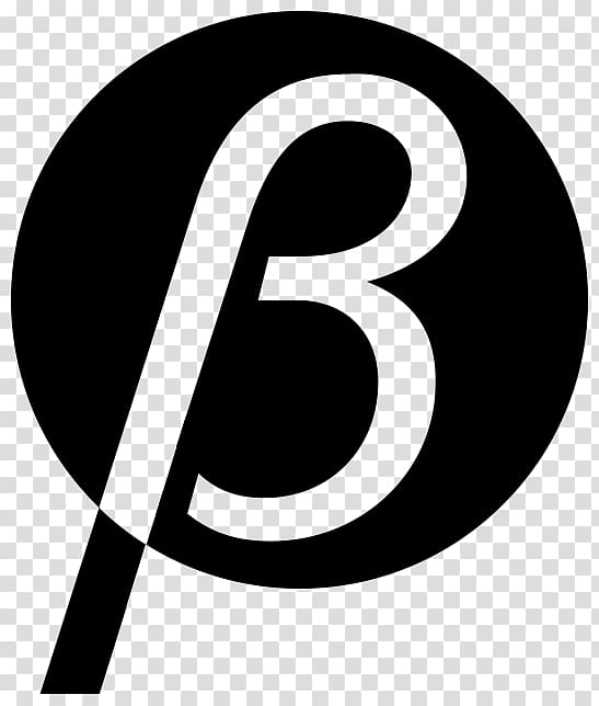 Logo Brand Font, Beta symbol transparent background PNG clipart