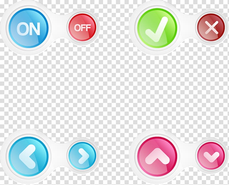 Push-button Arrow keys, buttons transparent background PNG clipart