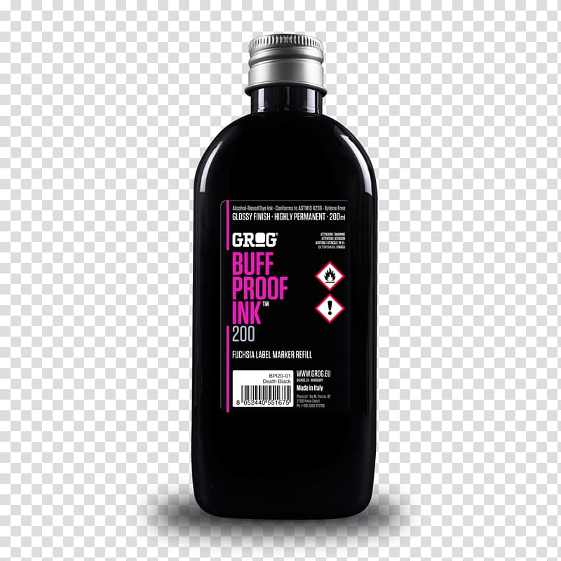 Grog Ink Marker pen Paint Bottle, paint transparent background PNG clipart