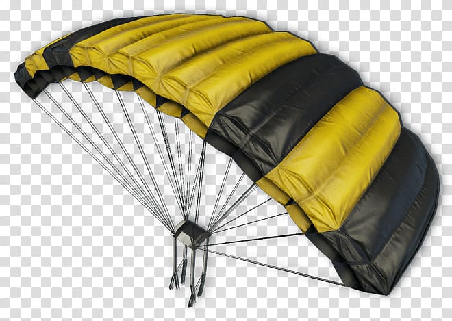 yellow and black parachute, Yellow and Black Parachute transparent background PNG clipart