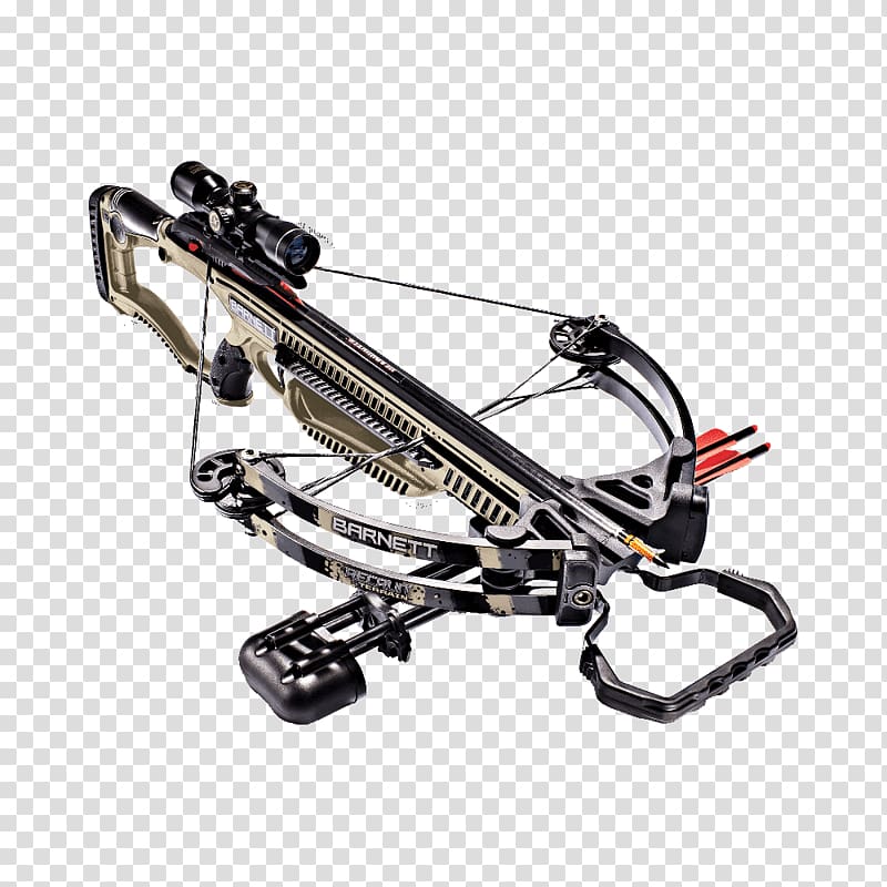 Barnett Recruit Terrain Crossbow 330 Fps Red dot sight Crossbow Hunting, metal buckets wholesale gift transparent background PNG clipart