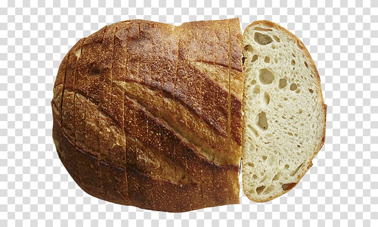 Rye bread Graham bread Baguette Bakery Sourdough, bread transparent background PNG clipart
