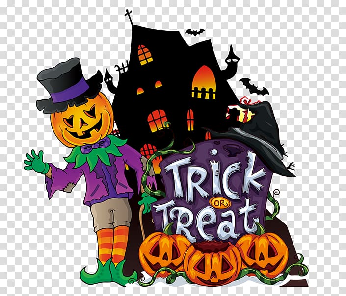 Halloween Haunted House transparent background PNG clipart